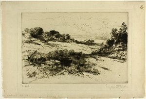 Collina del mulino a vento, n. I da Francis Seymour Haden