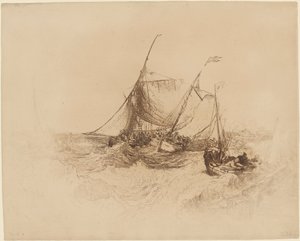 Molo di Calais da Francis Seymour Haden after Joseph Mallord William Turner
