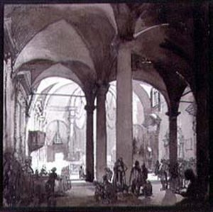 Vista interna della Chiesa del Convento, San Felice, Firenze, XX secolo da Francis Sydney Unwin