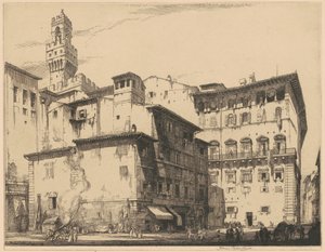 Il Municipio, Firenze da Francis Sydney Unwin