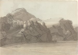 Una Costa Rocciosa a Coombmartin, Devon (Baia di Combe Martin)