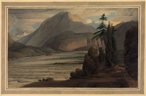 Nella valle dei Grigioni, 1781 da Francis Towne