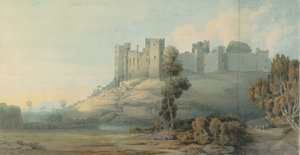 Castello di Ludlow, Shropshire, 1777 da Francis Towne