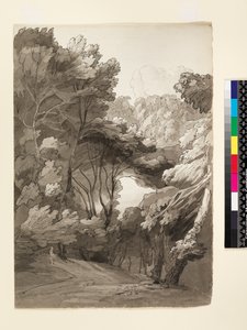 Paesaggio boscoso, 1788 da Francis Towne