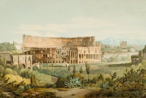Il Colosseo dai Colli Celio, 1799 da Francis Towne