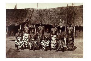 Mogli di Re Giorgio, Opobo, vicino a Calabar, Nigeria, c.1870 da Francis W. Joaque