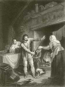 Alfred nella casetta del pastore da Francis Wheatley