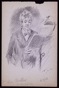 Ritratto di Alec Miller da Francis Wilfred Lawson