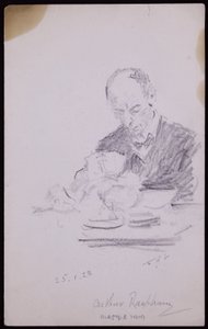 Ritratto di Arthur Rackham da Francis Wilfred Lawson
