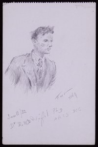 Ritratto di Dr. DWD Wright da Francis Wilfred Lawson