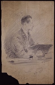 Ritratto di Francis Troup da Francis Wilfred Lawson