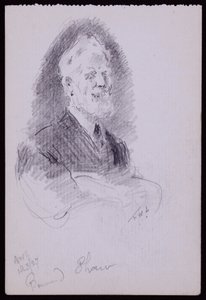 Ritratto di George Bernard Shaw da Francis Wilfred Lawson