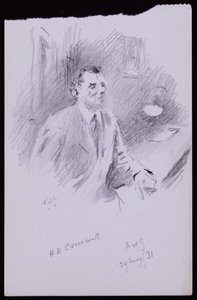 Ritratto di HB Cresswell da Francis Wilfred Lawson