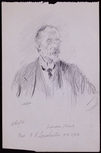 Ritratto di HV Lanchester da Francis Wilfred Lawson