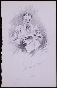 Ritratto di John Leighton da Francis Wilfred Lawson