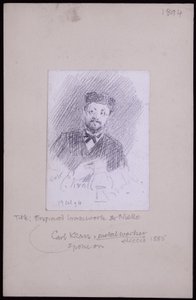 Ritratto di Karl Krall da Francis Wilfred Lawson