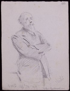 Ritratto di Philip (?) Webb da Francis Wilfred Lawson