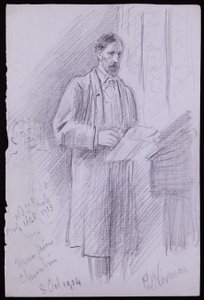 Ritratto di Philip Norman da Francis Wilfred Lawson