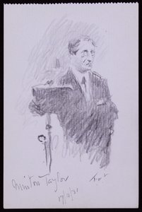 Ritratto di R Minton Taylor da Francis Wilfred Lawson
