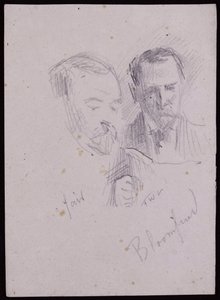 Ritratto di Reginald Blomfield, c.1894 da Francis Wilfred Lawson