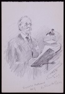 Ritratto di Reginald Hallward da Francis Wilfred Lawson