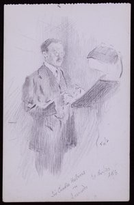 Ritratto di Sir Charles Holmes da Francis Wilfred Lawson