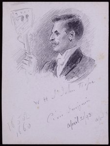 Ritratto di WH St John Hope da Francis Wilfred Lawson