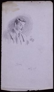 Ritratto di William Strang da Francis Wilfred Lawson