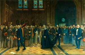 La processione dello Speaker da Francis Wilfrid Lawson