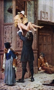 Salvato dalla peste da Francis William (after) Topham