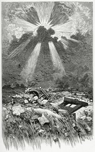 La Débacle - illustrazione da Napoléon le Petit, XIX secolo da Francis and Scott, Henry Fowke