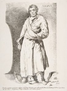 Esopo, da Incisioni dopo Velazquez da Francisco de Goya