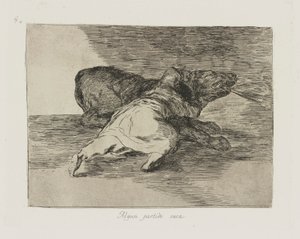 Qualcosa ne ricava, tav. 40 dalla serie I disastri della guerra da Francisco de Goya