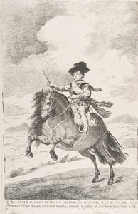 Baltasar Carlos, Principe di Spagna e figlio di Filippo IV da Francisco de Goya