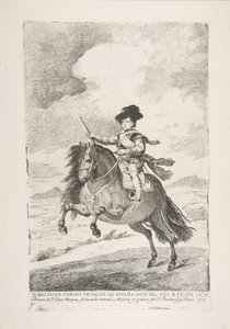 Balthasar Carlos, Principe di Spagna e figlio di Filippo IV, 1778 da Francisco de Goya