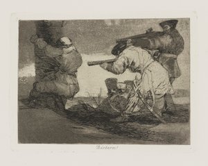 Bárbaros!, tav. 38 dalla serie Los desastres de la guerra
