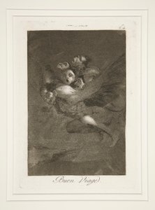 Buon viaggio, tav. 64 dalla serie Los caprichos da Francisco de Goya