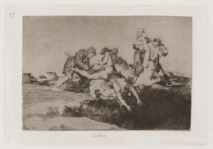 Carità, Tavola 27 da I disastri della guerra da Francisco de Goya