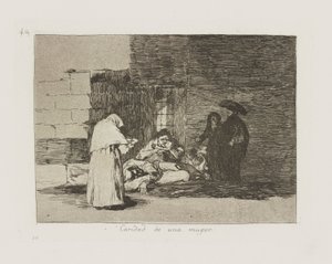 Carità di una donna da Francisco de Goya