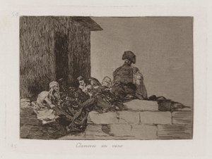 Clamori invano, tavola 54 da I disastri della guerra da Francisco de Goya