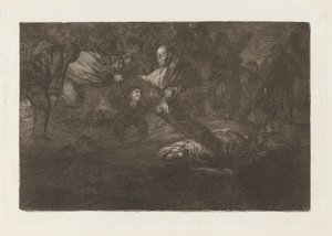 Dios los cria y ellos se juntan (Dio li crea e loro si uniscono), dalla serie Los disparates (Los proverbios)
