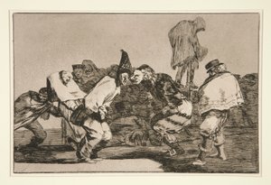 Disparate de carnabal, tav. 14 dalla serie Los proverbios da Francisco de Goya
