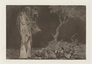 Disparate de miedo (Follia della Paura) da Francisco de Goya