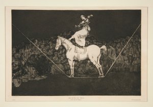 Disparate puntual, tavola non numerata dalla serie Los proverbios