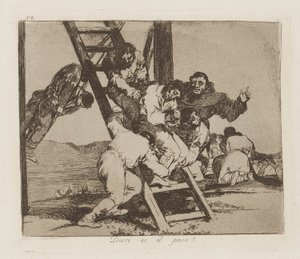 Duro è il passo! da Francisco de Goya