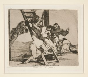 Duro è il Passo! da Francisco de Goya
