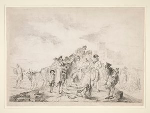 El ciego de la guitarra (Il Chitarrista Cieco) da Francisco de Goya