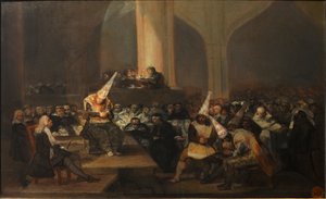 Scena di inquisizione da Francisco de Goya