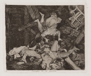 Estragos de la guerra, tav. 30 da Los desastres de la guerra da Francisco de Goya