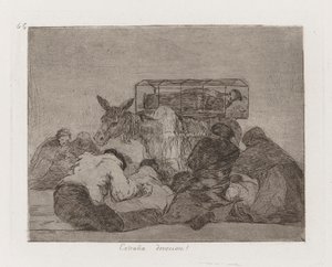 Strana devozione!, Tavola 66 da I disastri della guerra da Francisco de Goya
